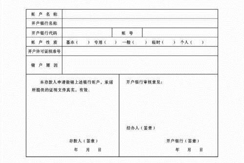 銀行注銷單